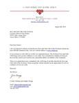 Letter to Boys and Girls Club of the Hi-Desert from Jim Harvey and I Candy Website and Graphic Design, announcing his donation of a website to the organization.